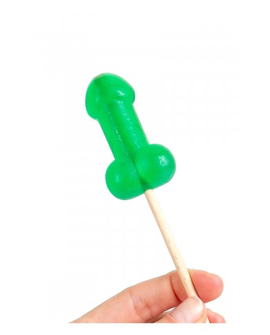 Présentoir de 40 sucettes pénis à la menthe avec effet rafraichissant