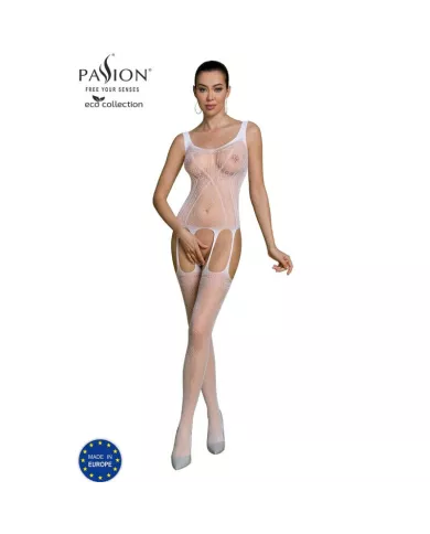 PASSION - BODYSTOCKING ECO COLLECTION ECO BS007 BLANC PASSION - BODYSTOCKING ECO COLLECTION ECO BS007 BLANC