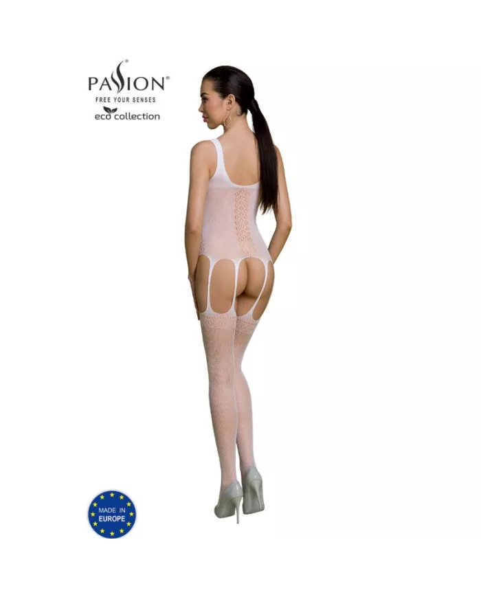 PASSION - BODYSTOCKING ECO COLLECTION ECO BS007 BLANC PASSION - BODYSTOCKING ECO COLLECTION ECO BS007 BLANC