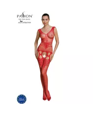 PASSION - BODYSTOCKING ECO COLLECTION ECO BS014 ROUGE