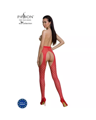 PASSION - BODYSTOCKING ECO COLLECTION ECO S003 ROUGE