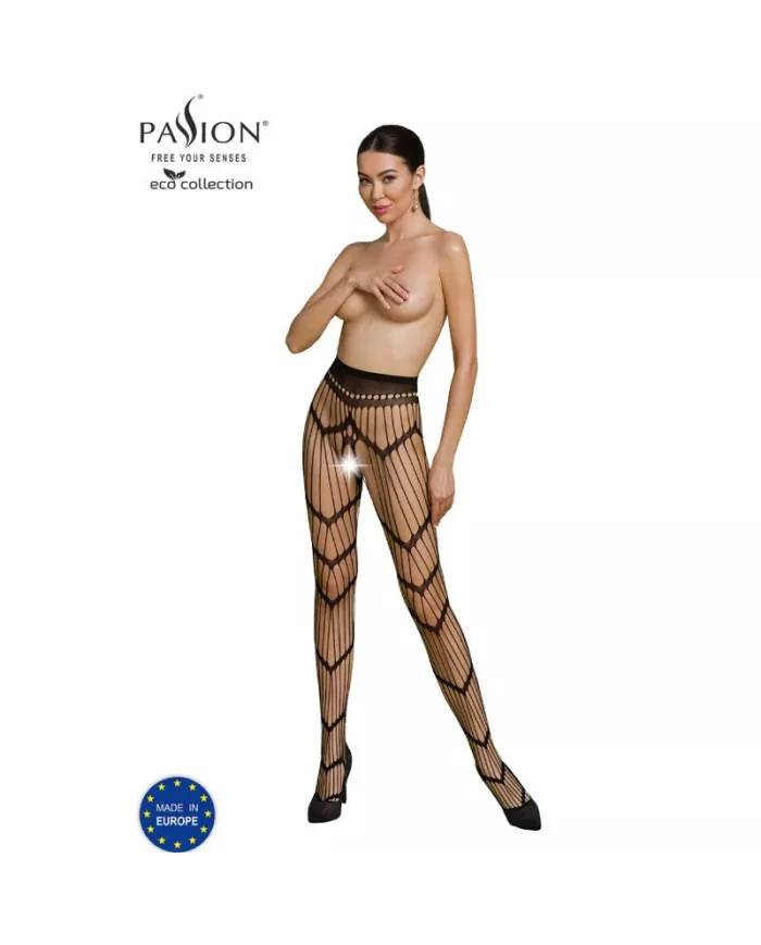 PASSION - BODYSTOCKING ECO COLLECTION ECO S006 NOIR PASSION - BODYSTOCKING ECO COLLECTION ECO S006 NOIR