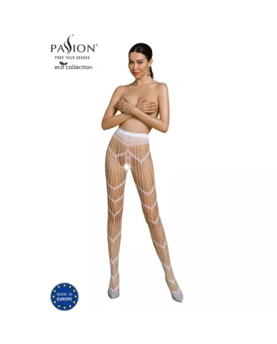 PASSION - BODYSTOCKING ECO COLLECTION ECO S006 BLANC