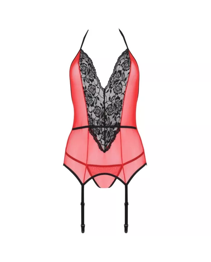 PASSION - PEONIA CORSET LIGNE ÉROTIQUE ROUGE S/M PASSION - PEONIA CORSET LIGNE ÉROTIQUE ROUGE S/M