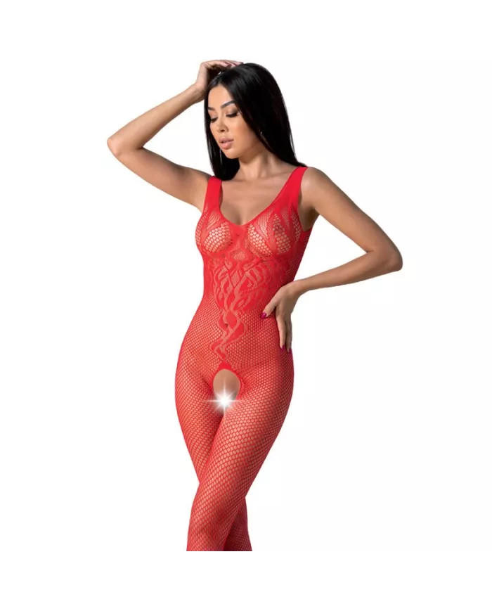 PASSION - BS098 BODYSTOCKING ROUGE TAILLE UNIQUE PASSION - BS098 BODYSTOCKING ROUGE TAILLE UNIQUE