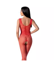 PASSION - BS098 BODYSTOCKING ROUGE TAILLE UNIQUE PASSION - BS098 BODYSTOCKING ROUGE TAILLE UNIQUE
