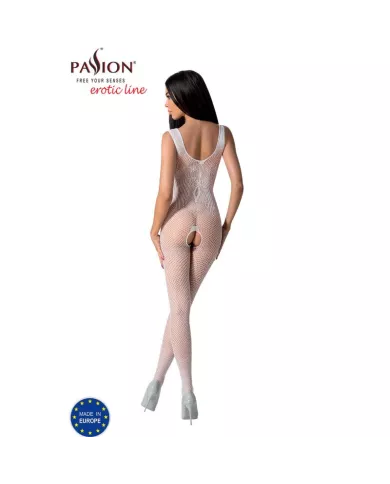 PASSION - BS098 BODYSTOCKING BLANC TAILLE UNIQUE