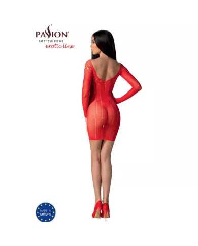 PASSION - BS101 BODYSTOCKING ROUGE TAILLE UNIQUE