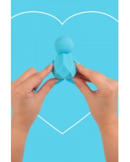 Mini vibro rechargeable BlissKey bleu - FairyGasm