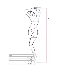 PASSION - S027 BAS BLANCS AVEC JARRETIÈRE TAILLE UNIQUE PASSION - S027 BAS BLANCS AVEC JARRETIÈRE TAILLE UNIQUE