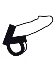 DARKNESS - ANNEAU CUTANÉ POUR PÉNIS ET TESTICULES DARKNESS - ANNEAU CUTANÉ POUR PÉNIS ET TESTICULES