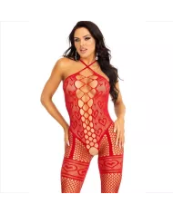 LEG AVENUE - BODYSTOCKING COU LICOL COEURS ROUGES ROUGE LEG AVENUE - BODYSTOCKING COU LICOL COEURS ROUGES ROUGE