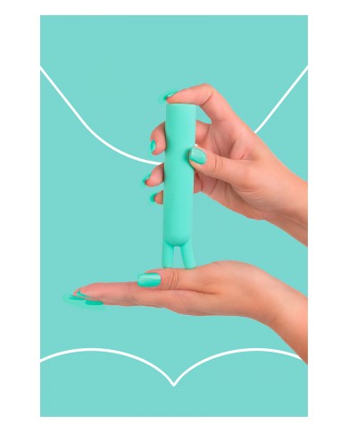 Mini vibro rechargeable BlissStars vert - FairyGasm