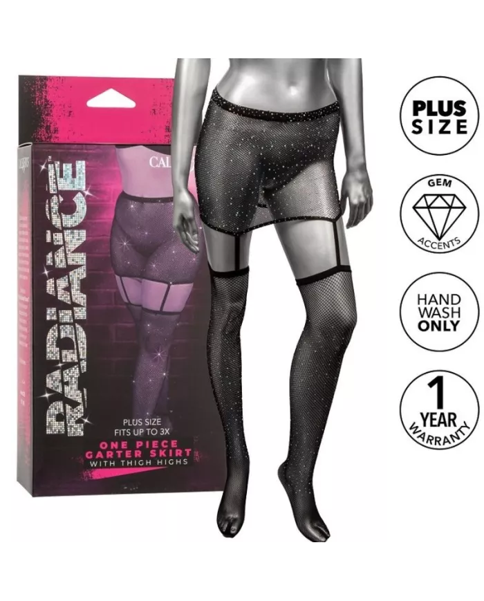CALEXOTICS - RADIANCE JUPE JARRETIÈRES CUISSES GRANDE TAILLE