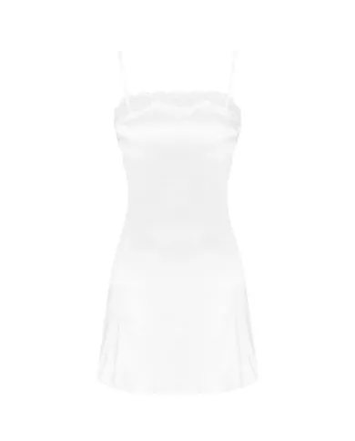 LIVCO CORSETTI FASHION - JACQUELINE LC 90249 ROBE DE CHAMBRE + CHEMISE + CULOTTE ECRU S/M