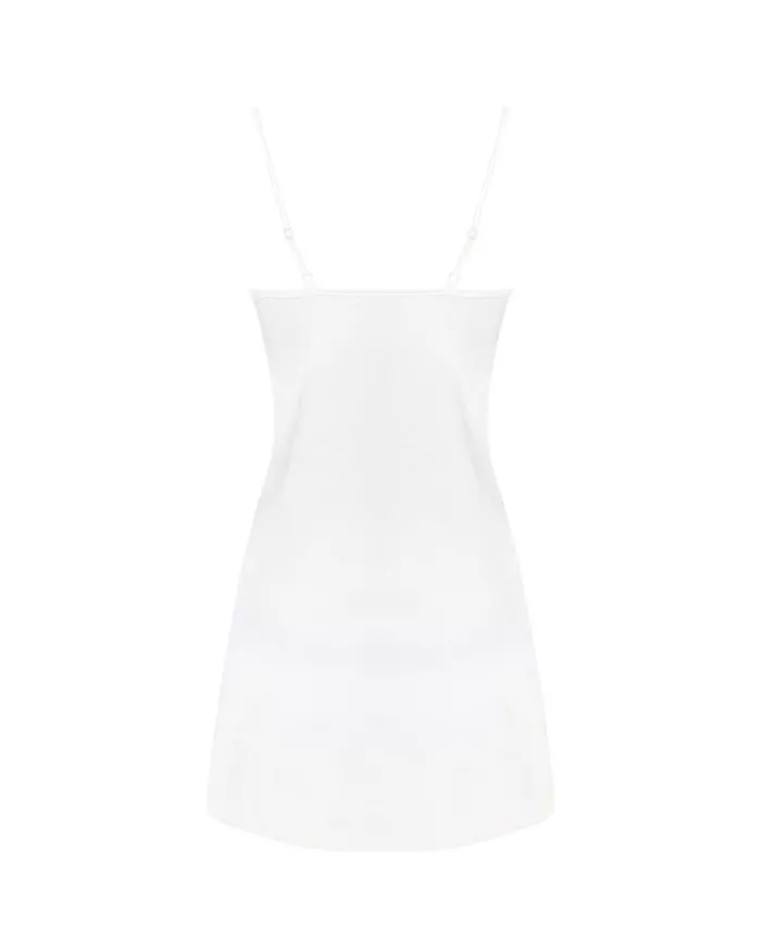 LIVCO CORSETTI FASHION - JACQUELINE LC 90249 ROBE DE CHAMBRE + CHEMISE + CULOTTE ECRU L/XL