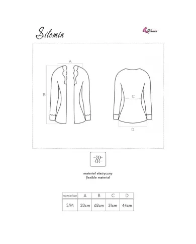 LIVCO CORSETTI FASHION - CORPS + PEIGNOIR SILOMIN LC 1401 NOIR TAILLE UNIQUE