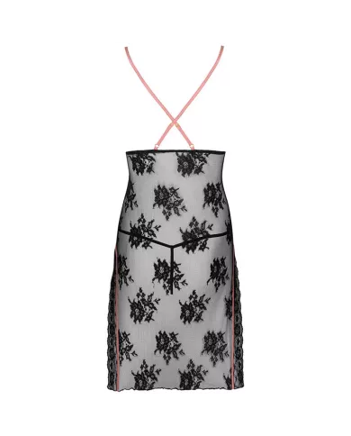 LIVCO CORSETTI FASHION - KARONIN LC 90628 CHEMISE + CULOTTE NOIR