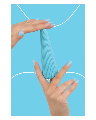 Vibro rechargeable IcyCone bleu - FairyGasm