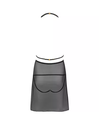 LIVCO CORSETTI FASHION - MALVIAMI LC 90625 CHEMISE + CULOTTE NOIR