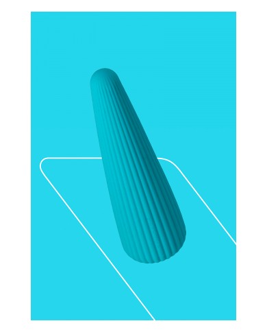 Vibro rechargeable IcyCone bleu - FairyGasm