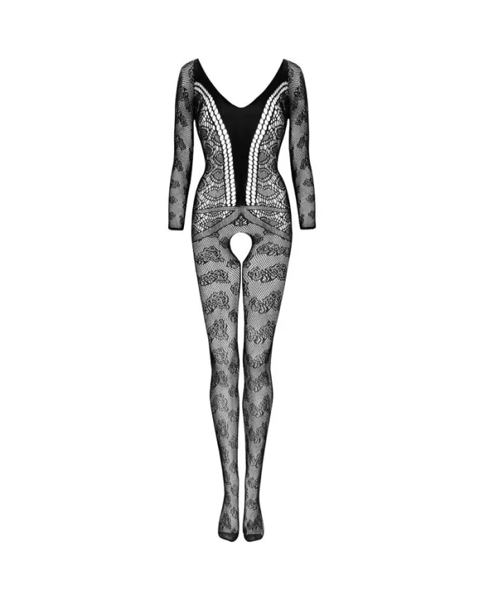 LIVCO CORSETTI FASHION - CORDILL LC 17358 BODYSTOCKING CROCHLESS NOIR TAILLE UNIQUE