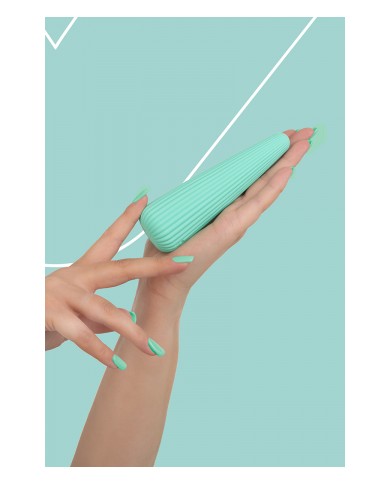 Vibro rechargeable IcyCone vert - FairyGasm