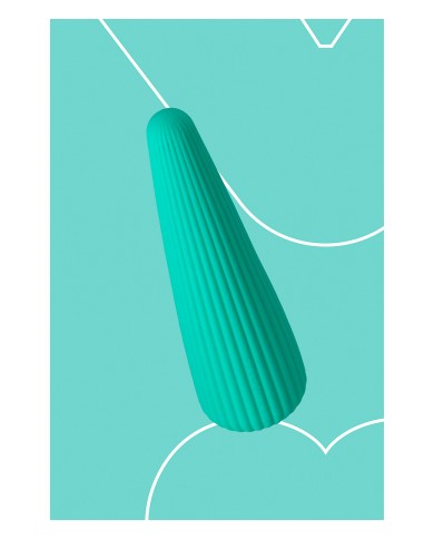 Vibro rechargeable IcyCone vert - FairyGasm