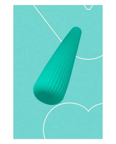 Vibro rechargeable IcyCone vert - FairyGasm