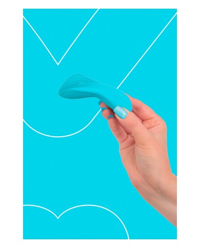 Mini vibro rechargeable SilkenTouch bleu - FairyGasm