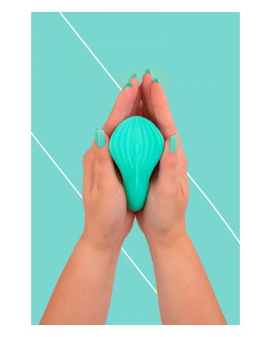 Mini vibro rechargeable SilkenTouch vert - FairyGasm