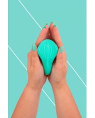 Mini vibro rechargeable SilkenTouch vert - FairyGasm