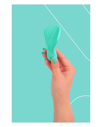 Mini vibro rechargeable SilkenTouch vert - FairyGasm