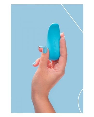 Mini vibro rechargeable ThrillLeaf bleu - FairyGasm