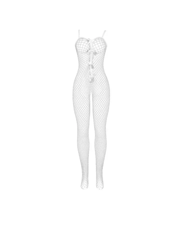 SUBBLIME - 951740 BODYSTOCKING RESILLE BLANCHE ENTREJAMBE AVEC NOEUDS TAILLE UNIQUE SUBBLIME - 951740 BODYSTOCKING RESILLE BLANCHE ENTREJAMBE AVEC NOEUDS TAILLE UNIQUE