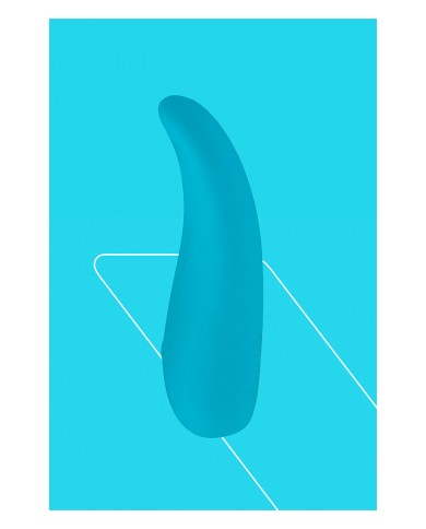 Mini vibro rechargeable ThrillLeaf bleu - FairyGasm