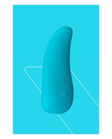 Mini vibro rechargeable ThrillLeaf bleu - FairyGasm