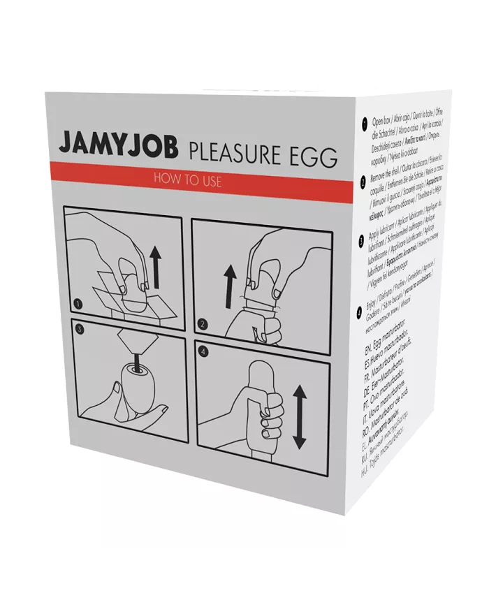 JAMYJOB - EGG MASTURBATEUR ROUGE EDITION DISCRETT JAMYJOB - EGG MASTURBATEUR ROUGE EDITION DISCRETT