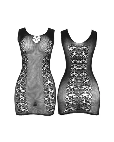 SUBBLIME - 952167 ROBE COURT EN RÉSILLE ÉLASTIQUE NOIR TAILLE UNIQUE