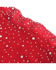 SUBBLIME - 952181 BODYSTOCKING RESILLE AVEC GANTS ET DIAMANTS ROUGE TAILLE UNIQUE SUBBLIME - 952181 BODYSTOCKING RESILLE AVEC GANTS ET DIAMANTS ROUGE TAILLE UNIQUE