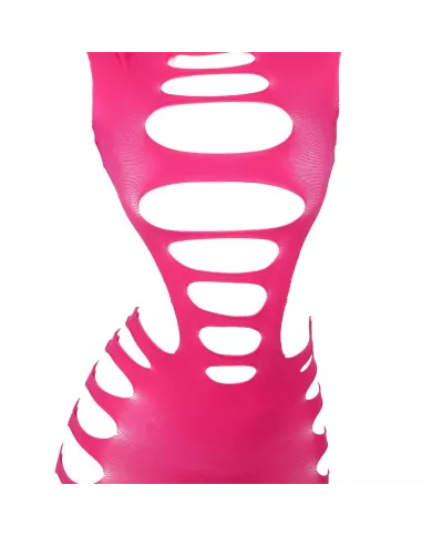 SUBBLIME - 952273 ROBE RÉSILLE ÉLASTIQUE MANCHES LONGUES ROSE TAILLE UNIQUE