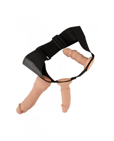 Gode-ceinture 3 dildos multi-positions - You2Toys