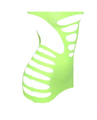 SUBBLIME - 952280 ROBE RÉSILLE ÉLASTIQUE MANCHES LONGUES VERT TAILLE UNIQUE