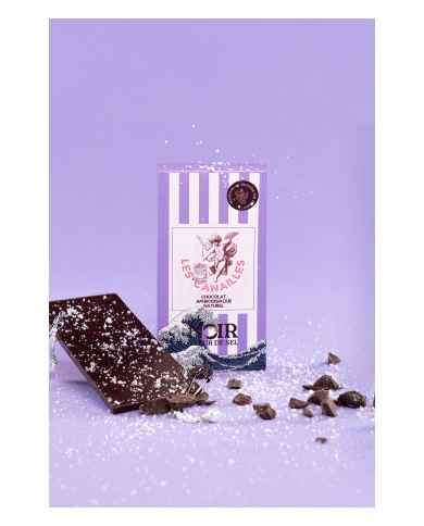 Chocolat noir fleur de sel - Tablette 100g - Les canailles