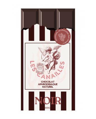 Chocolat noir - Tablette 100g - Les canailles