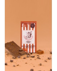 Chocolat au lait éclats de caramel - Tablette 100g - Les canailles
