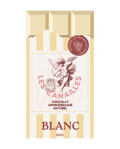 Chocolat blanc - Tablette 100g - Les canailles