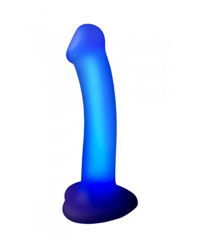 Dildo lumineux violet - Strap-On-Me