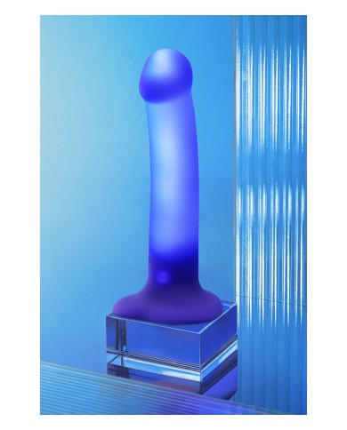 Dildo lumineux violet - Strap-On-Me