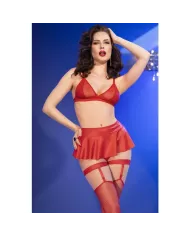 CHILIROSE - CR 4716 ENSEMBLE 3 PIÈCES ROUGE L CHILIROSE - CR 4716 ENSEMBLE 3 PIÈCES ROUGE L